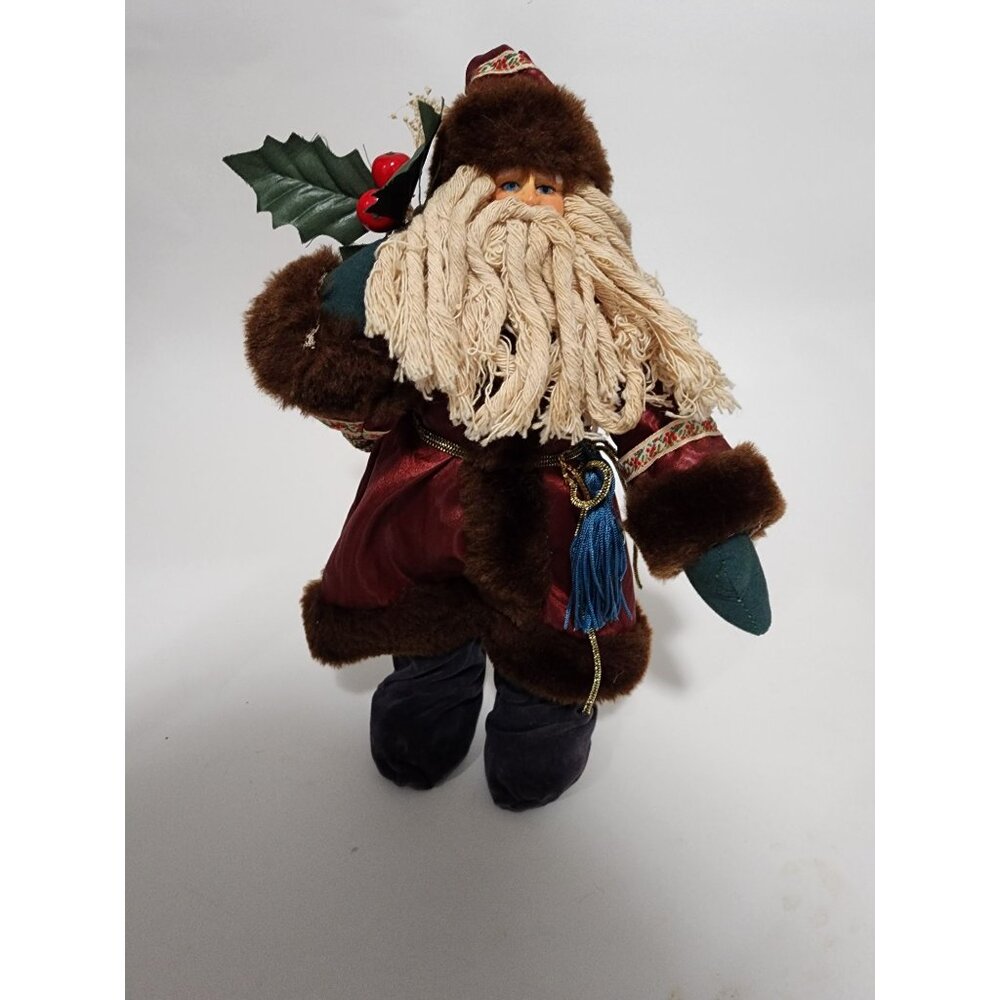 Vtg Brinns Old World Santa Legends of England Father Christmas 11 in. Holiday